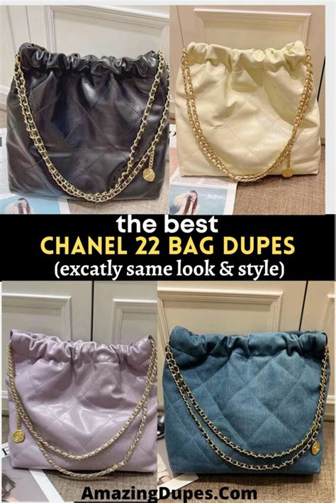 chanel bag duplicate|chanel 22 dupe bag.